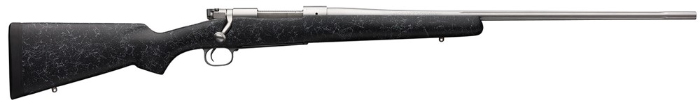 Winchester M70 Extreme Weather 6.8Western 24 3+1 Black Syn Stock SS Fluted -img-1