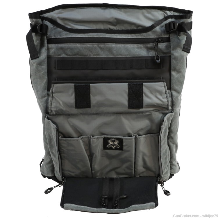 Grey Ghost Gear, Gypsy 2.0, Backpack, Waxed Canvas, 17 Liters, Charcoal-img-2