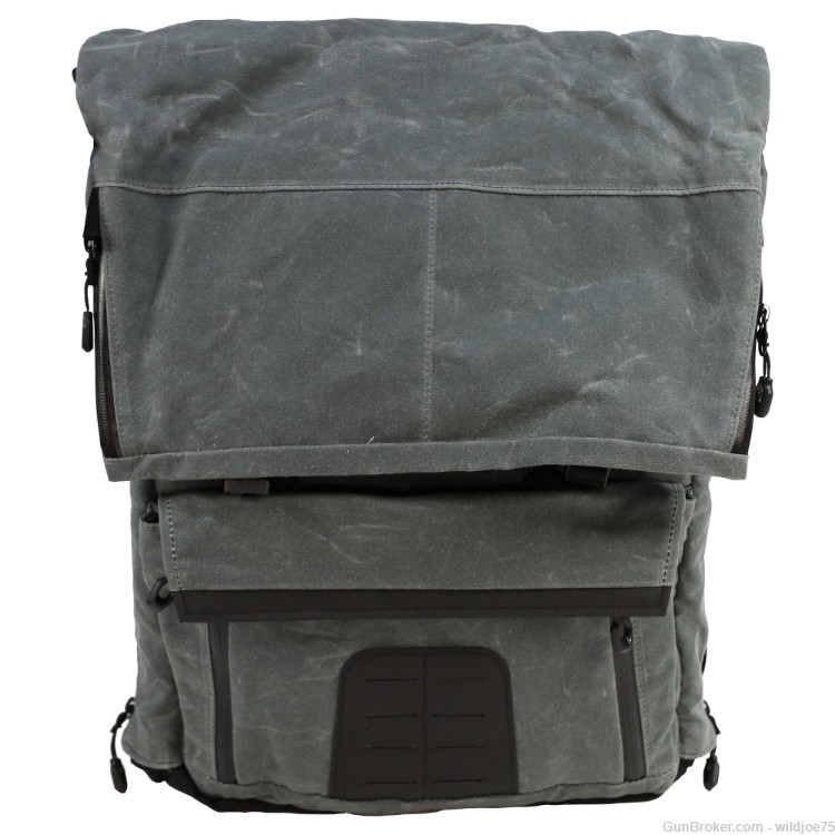 Grey Ghost Gear, Gypsy 2.0, Backpack, Waxed Canvas, 17 Liters, Charcoal-img-0