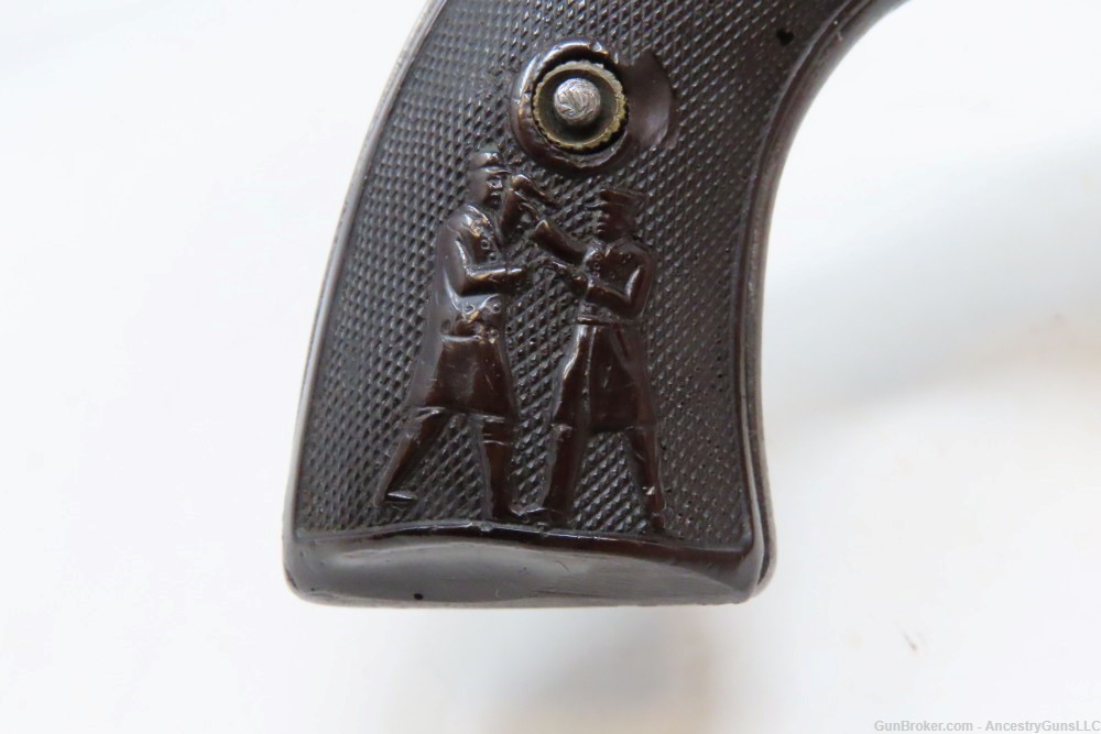 RARE Antique COLT New Police “COP & THUG” .38 Colt WILD WEST Era Revolver  -img-13