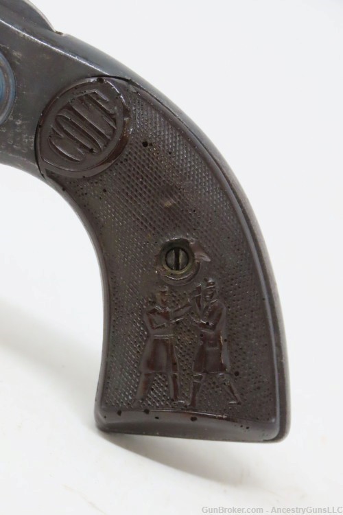 RARE Antique COLT New Police “COP & THUG” .38 Colt WILD WEST Era Revolver  -img-2