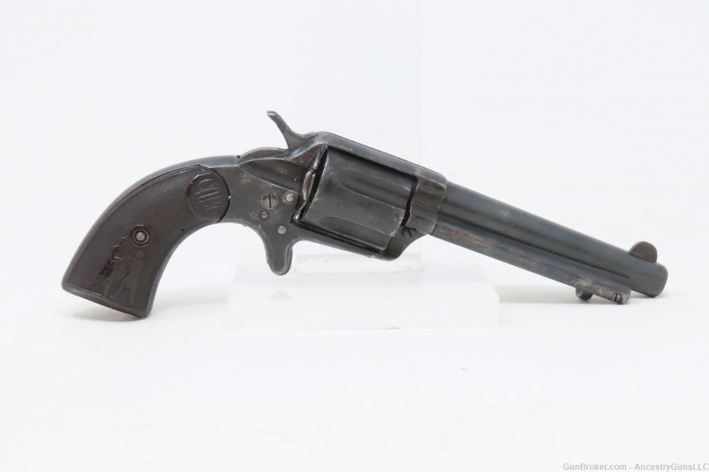 RARE Antique COLT New Police “COP & THUG” .38 Colt WILD WEST Era Revolver  -img-14