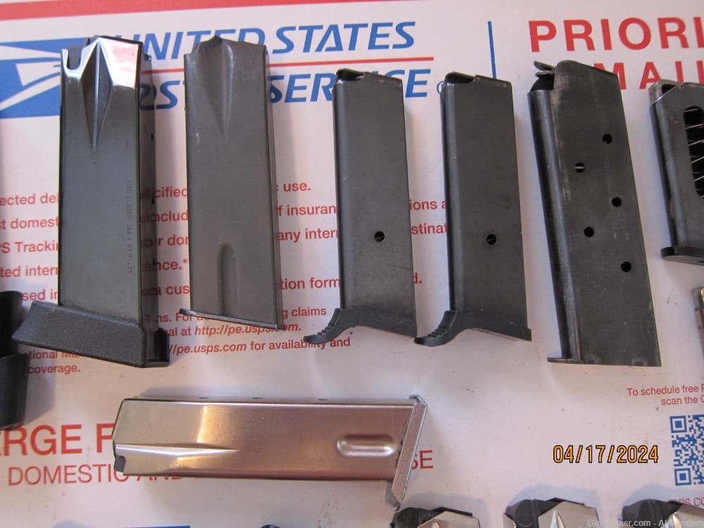 Pistol Magazine Lot Special 56 Mags 9mm 40 45 Cals -img-2