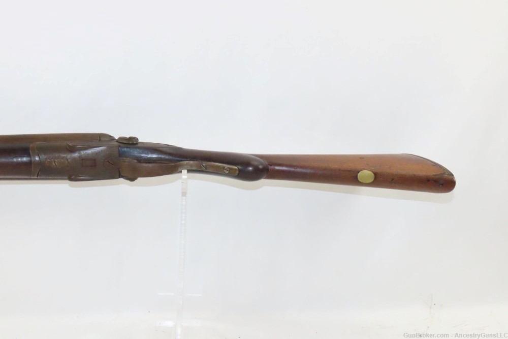 Antique ENGRAVED “THE UNIVERSAL” 12 Gauge Double Barrel SxS HAMMER Shotgun -img-7