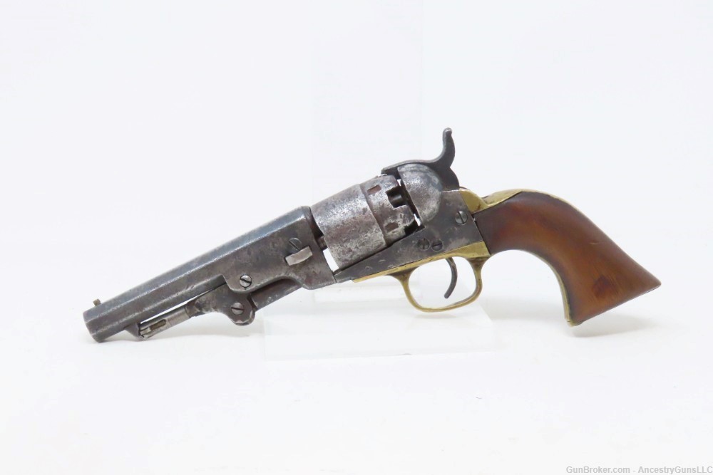 c1863 mfr. Antique COLT 1862 POCKET NAVY .36 Percussion Revolver CIVIL WAR -img-1