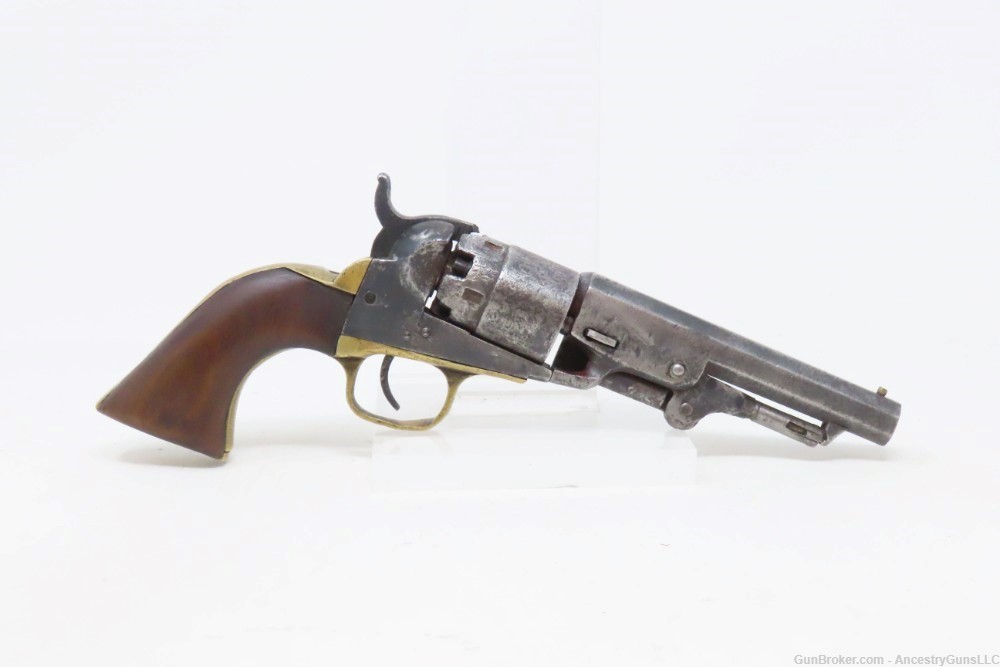 c1863 mfr. Antique COLT 1862 POCKET NAVY .36 Percussion Revolver CIVIL WAR -img-17