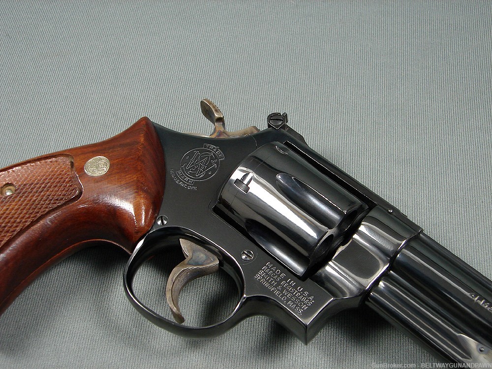 S&W Smith & Wesson 57 1st Model (No Dash) 41Mag 4" Mfg 1975 NICE-img-4