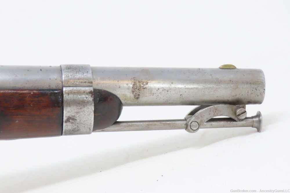 Antique WATERS U.S. MODEL 1836 DRAGOON .54 SOUTHERN CONVERSION Pistol      -img-4