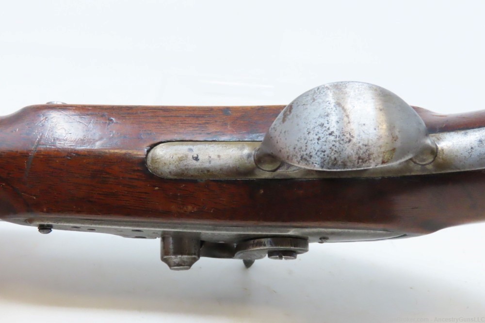 Antique WATERS U.S. MODEL 1836 DRAGOON .54 SOUTHERN CONVERSION Pistol      -img-12