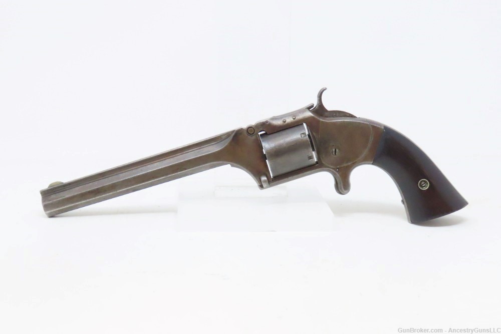 c1860s Antique SMITH & WESSON No. 2 “Old Army” .32 Rimfire Hickok WILD WEST-img-1