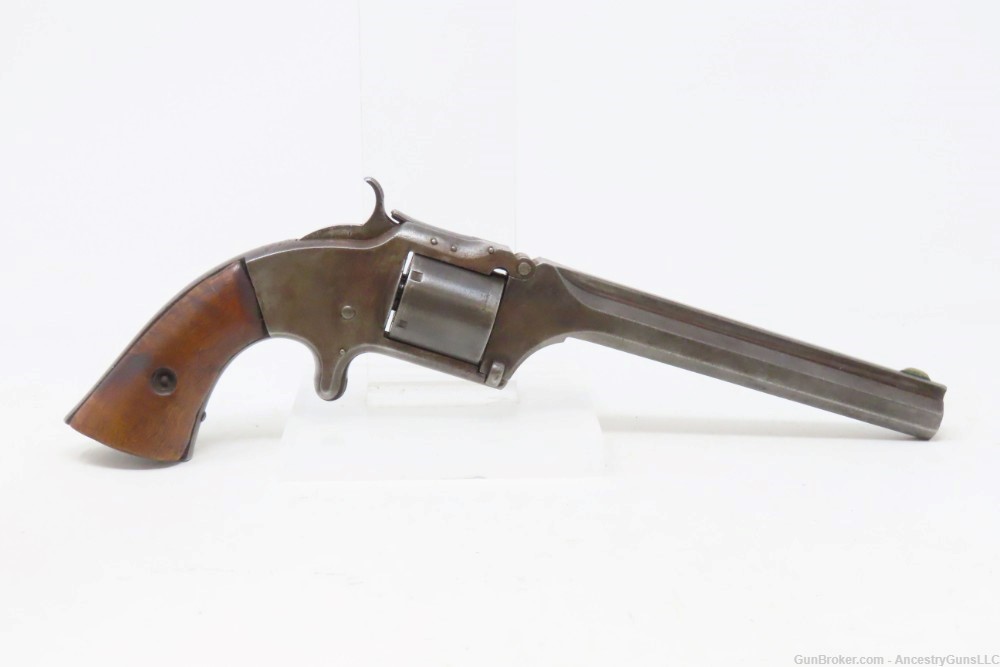 c1860s Antique SMITH & WESSON No. 2 “Old Army” .32 Rimfire Hickok WILD WEST-img-14