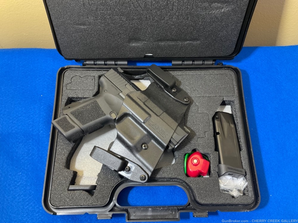 Canik pistol 9mm mete mc9 holster set 15 & 12 magazine edc carry 9 century-img-9