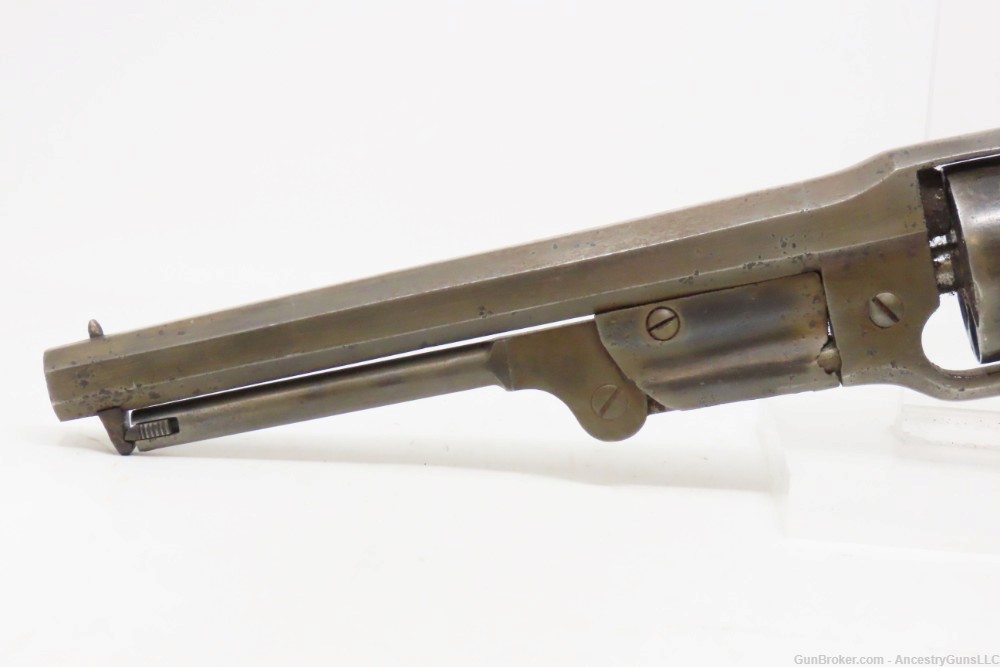 CIVIL WAR Antique SAVAGE “NAVY” Two Trigger .36 Revolver Ring Trigger-img-16