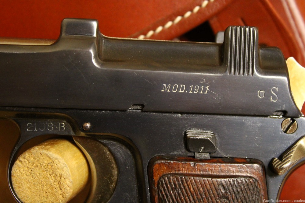 Steyr Hahn Model 1911 Pistol w/ Holster (Austrian, WW1)-img-5