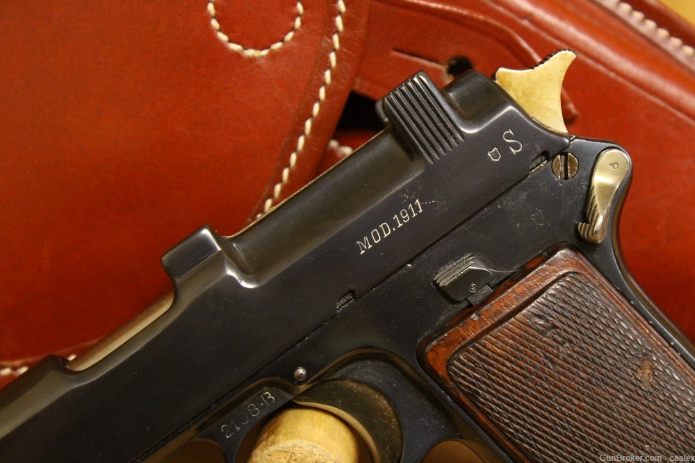 Steyr Hahn Model 1911 Pistol w/ Holster (Austrian, WW1)-img-3