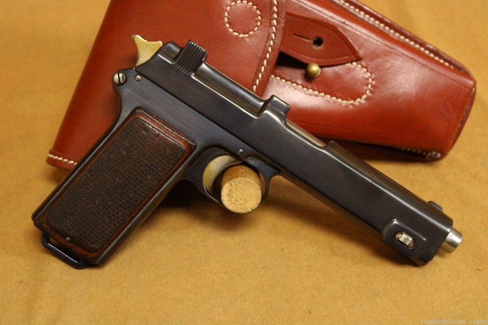 Steyr Hahn Model 1911 Pistol w/ Holster (Austrian, WW1)-img-7