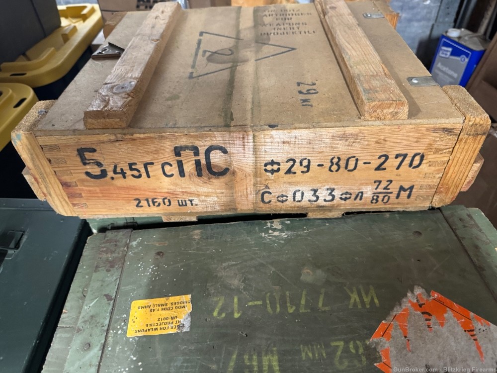 Sealed Russian Crate 2160 Rds 7N6 5.45x39 -img-0