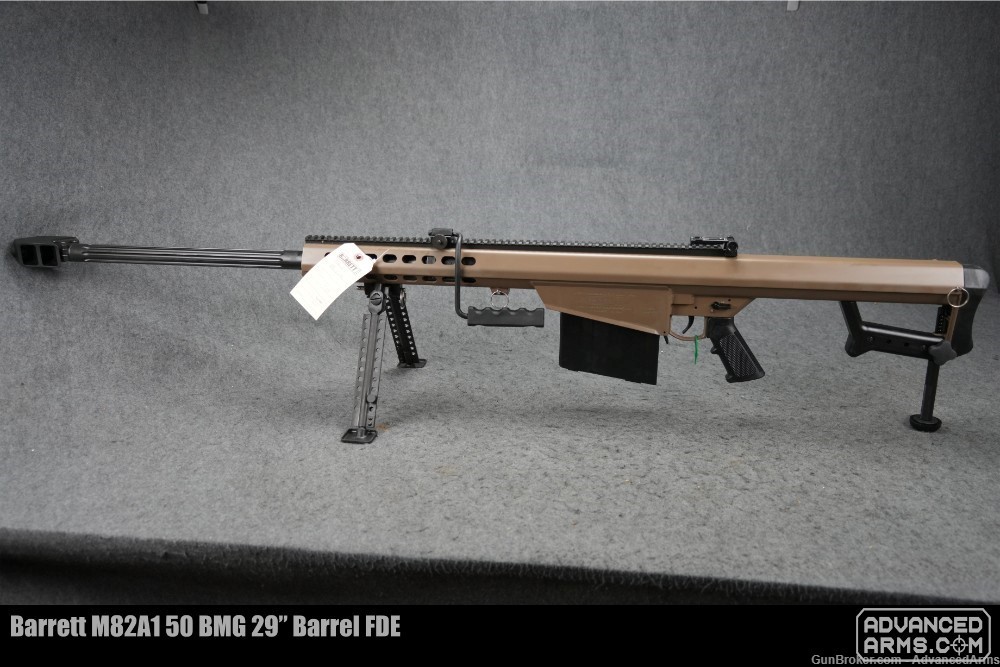 Barrett M82A1 50 BMG 29” Barrel FDE-img-1