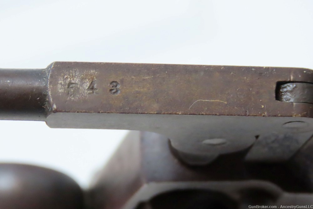SCARCE CIVIL WAR Antique Raymond & Robitaille PETTENGILL .34 NAVY Revolver -img-11