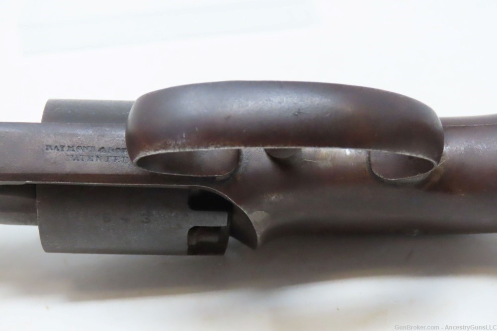 SCARCE CIVIL WAR Antique Raymond & Robitaille PETTENGILL .34 NAVY Revolver -img-13