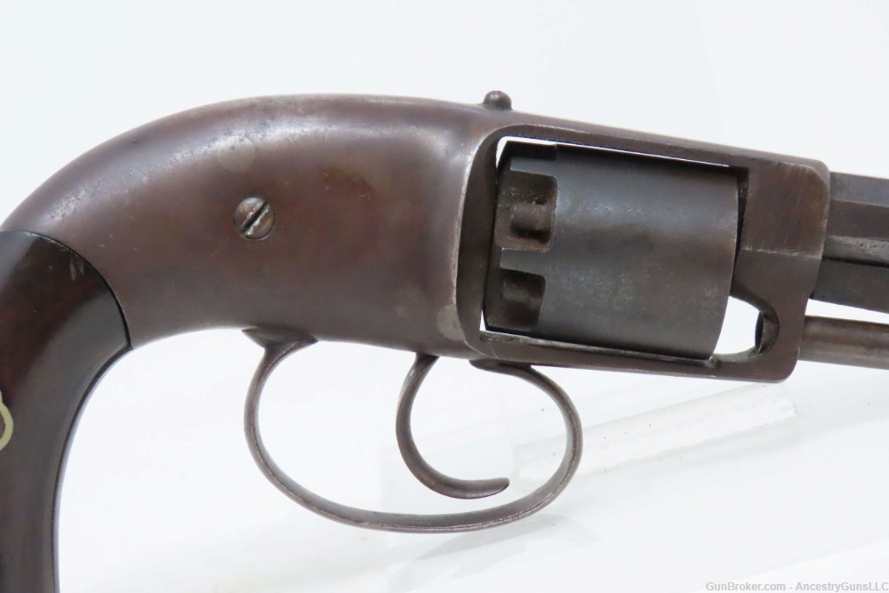 SCARCE CIVIL WAR Antique Raymond & Robitaille PETTENGILL .34 NAVY Revolver -img-18