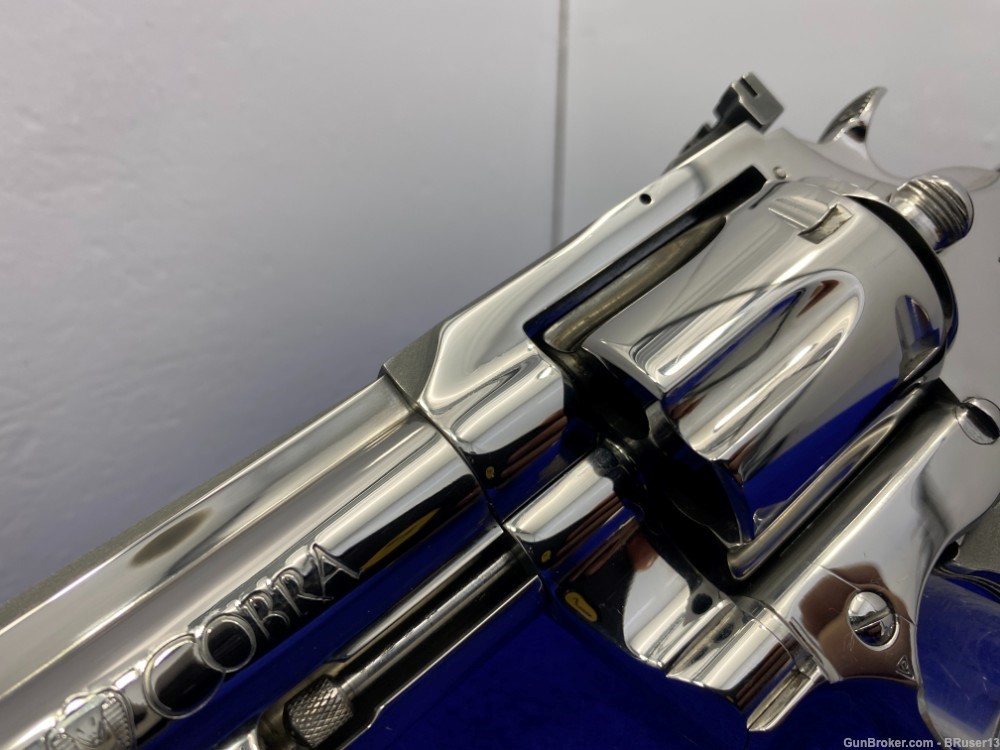 1993 Colt King Cobra .357 Magnum *BREATHTAKING BRIGHT STAINLESS*-img-9