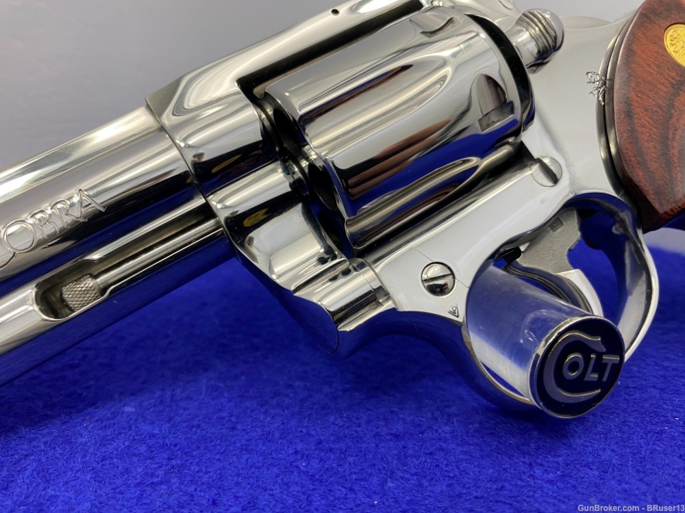 1993 Colt King Cobra .357 Magnum *BREATHTAKING BRIGHT STAINLESS*-img-7
