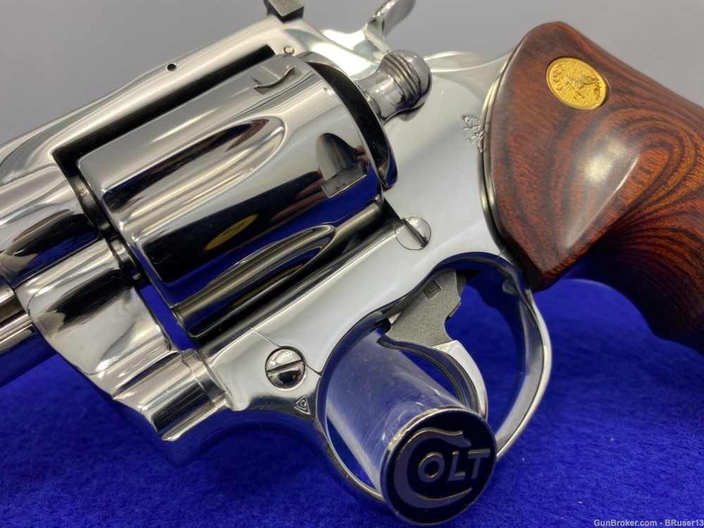1993 Colt King Cobra .357 Magnum *BREATHTAKING BRIGHT STAINLESS*-img-6