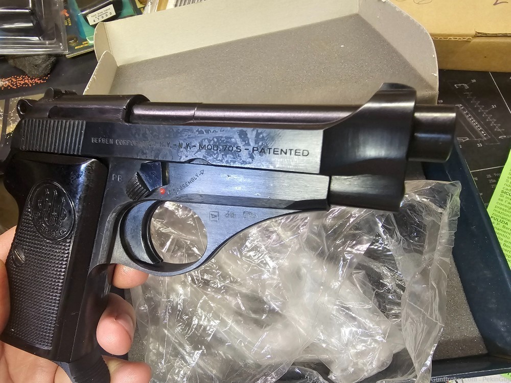 Beretta 70S 380acp Pistol w/Box Clean! NO CC FEE-img-1