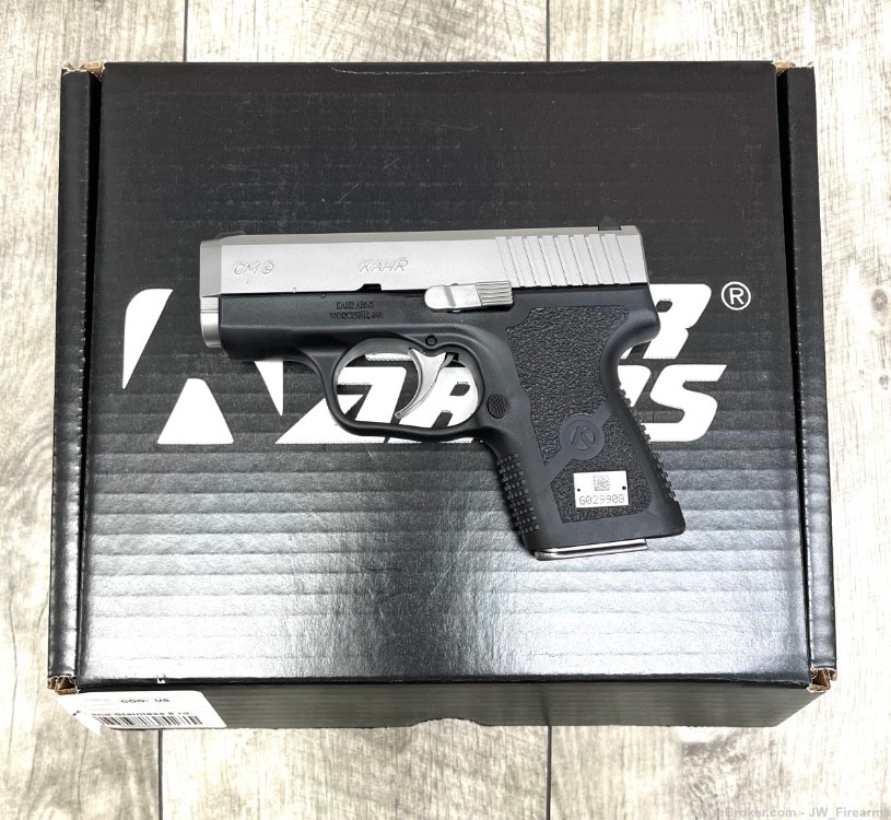 KAHR CM9 9MM NEW SUB-COMPACT PISTOL TWO TONE-img-0
