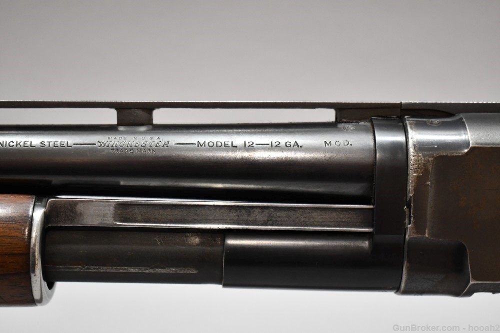 Winchester Model 12 Black Diamond Trap Pump Shotgun 2 3/4" 12 G 30" VR 1929-img-13