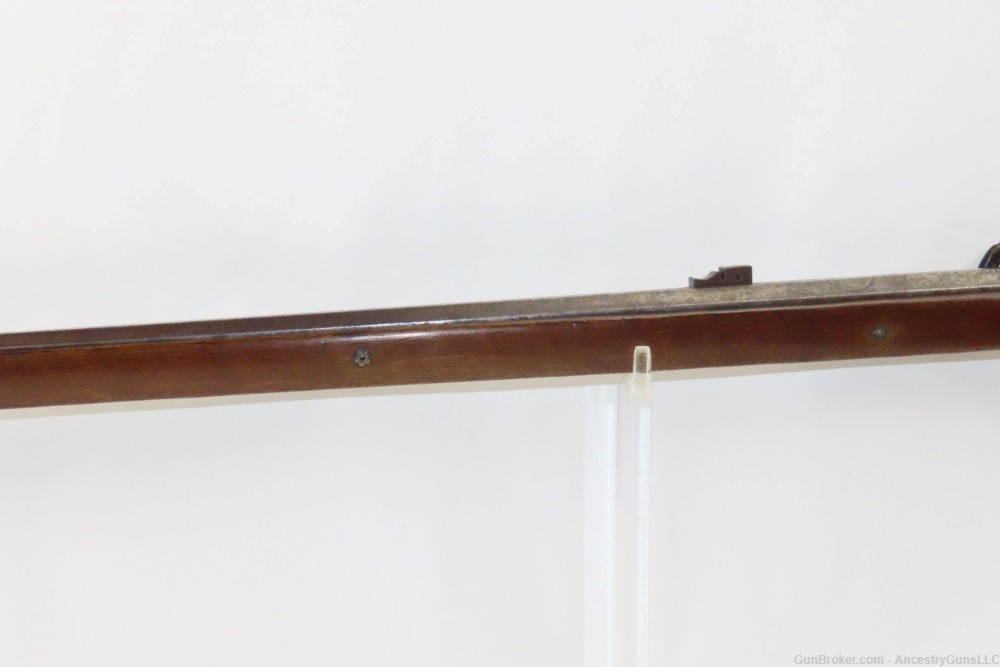 SILVER INLAID Antique JAPANESE MATCHLOCK “Tanegashima” ARQUEBUS .56 Musket -img-14