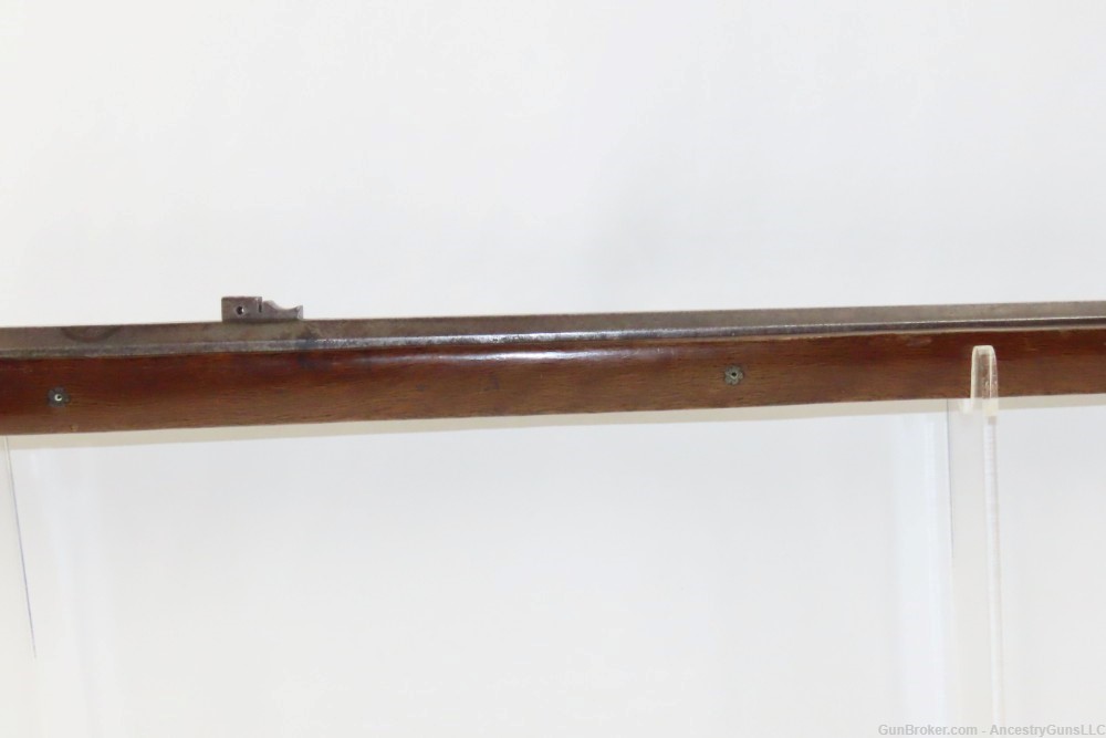 SILVER INLAID Antique JAPANESE MATCHLOCK “Tanegashima” ARQUEBUS .56 Musket -img-3
