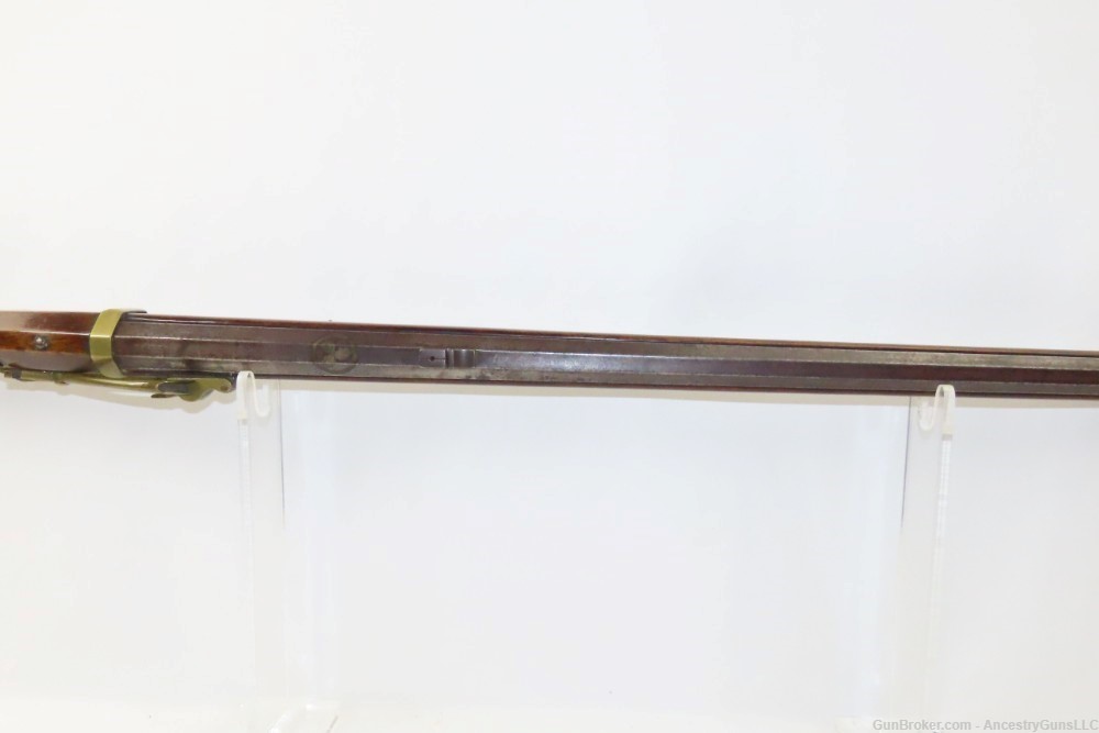 SILVER INLAID Antique JAPANESE MATCHLOCK “Tanegashima” ARQUEBUS .56 Musket -img-10