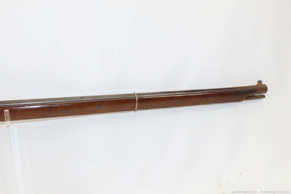 SILVER INLAID Antique JAPANESE MATCHLOCK “Tanegashima” ARQUEBUS .56 Musket -img-4
