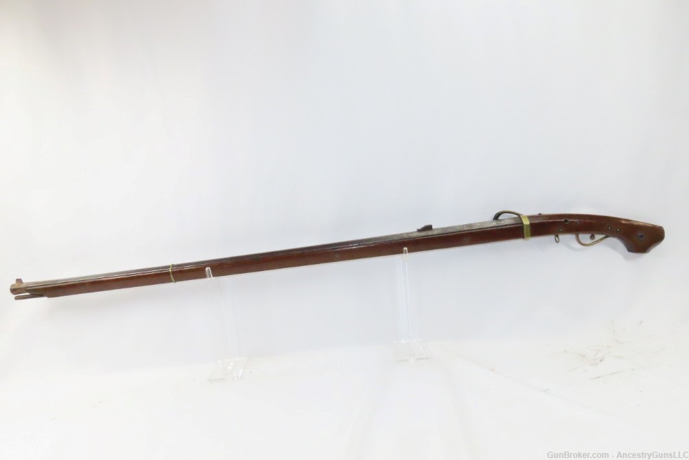 SILVER INLAID Antique JAPANESE MATCHLOCK “Tanegashima” ARQUEBUS .56 Musket -img-12