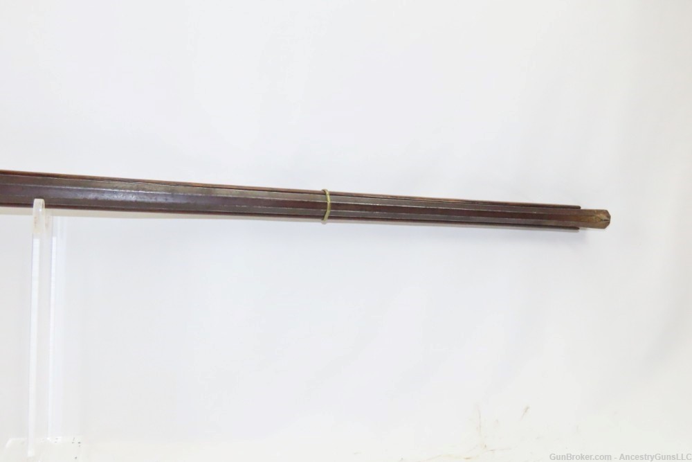 SILVER INLAID Antique JAPANESE MATCHLOCK “Tanegashima” ARQUEBUS .56 Musket -img-11