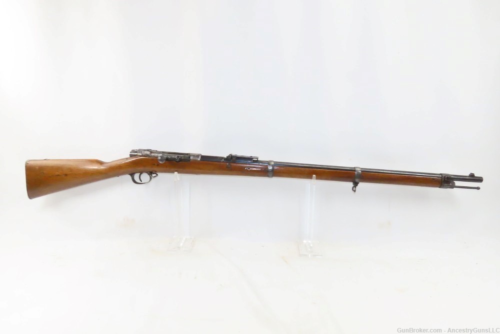 Antique SPANDAU ARSENAL Model 71/84 11mm Caliber MAUSER Bolt Action Rifle -img-1