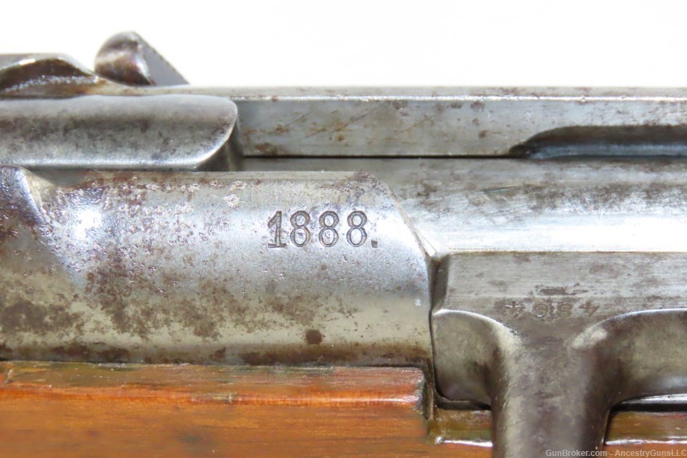 Antique SPANDAU ARSENAL Model 71/84 11mm Caliber MAUSER Bolt Action Rifle -img-9