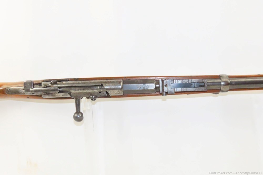 Antique SPANDAU ARSENAL Model 71/84 11mm Caliber MAUSER Bolt Action Rifle -img-12
