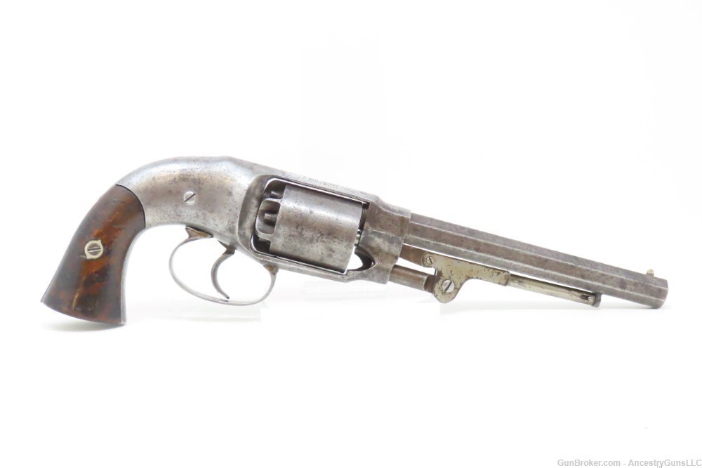 c1863 mfr. CIVIL WAR Antique C.S. Pettengill .44 Caliber CAVALRY Revolver  -img-16
