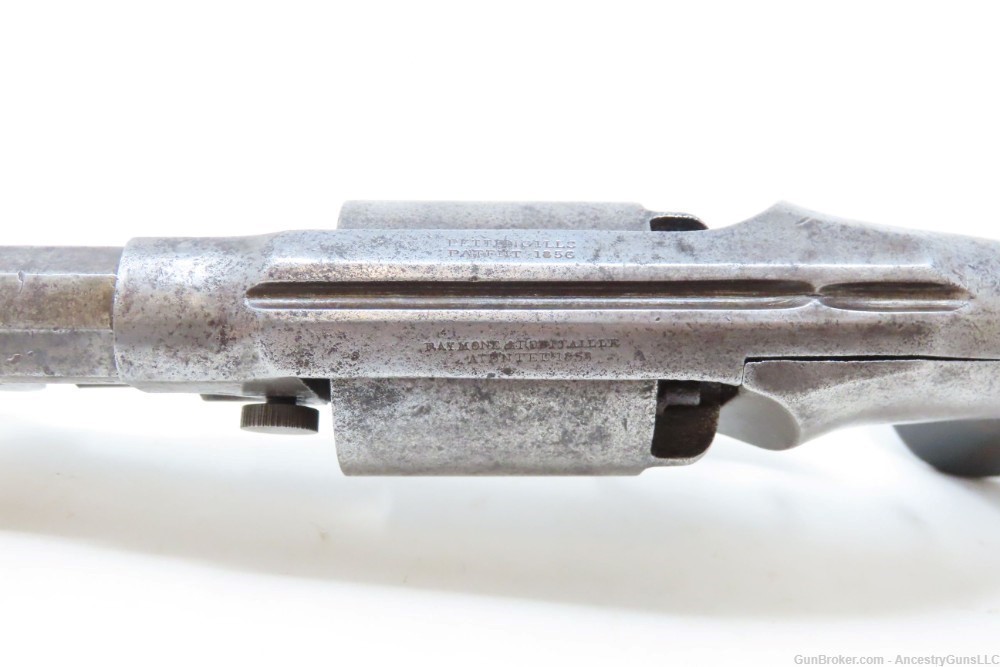 c1863 mfr. CIVIL WAR Antique C.S. Pettengill .44 Caliber CAVALRY Revolver  -img-6