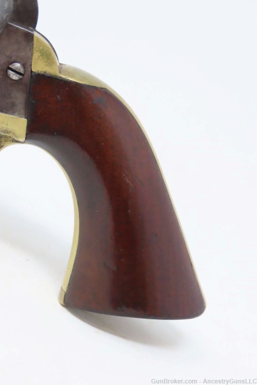 CASED CIVIL WAR Era MANHATTAN FIRE ARMS CO. Series III Perc. NAVY Revolver -img-6