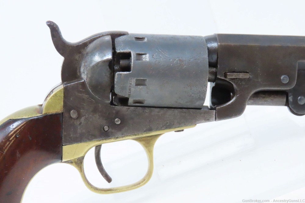 CASED CIVIL WAR Era MANHATTAN FIRE ARMS CO. Series III Perc. NAVY Revolver -img-22