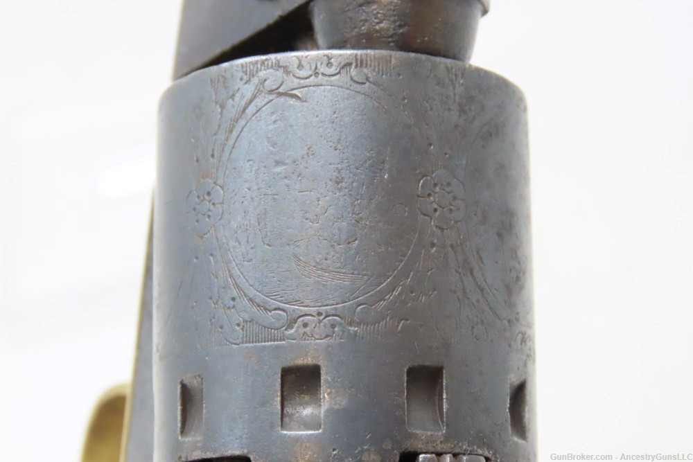 CASED CIVIL WAR Era MANHATTAN FIRE ARMS CO. Series III Perc. NAVY Revolver -img-15