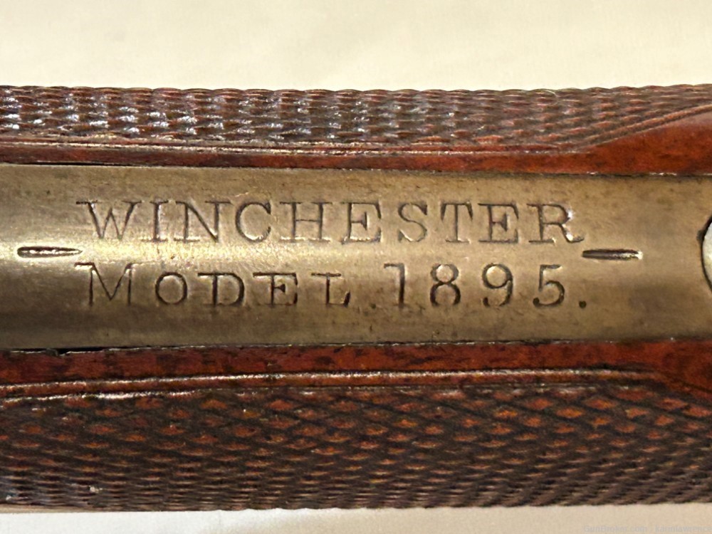 Winchester Model 1895 7x57 Caliber Lever Action rifle with Redfield Sight-img-13