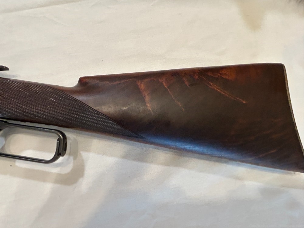 Winchester Model 1895 7x57 Caliber Lever Action rifle with Redfield Sight-img-3
