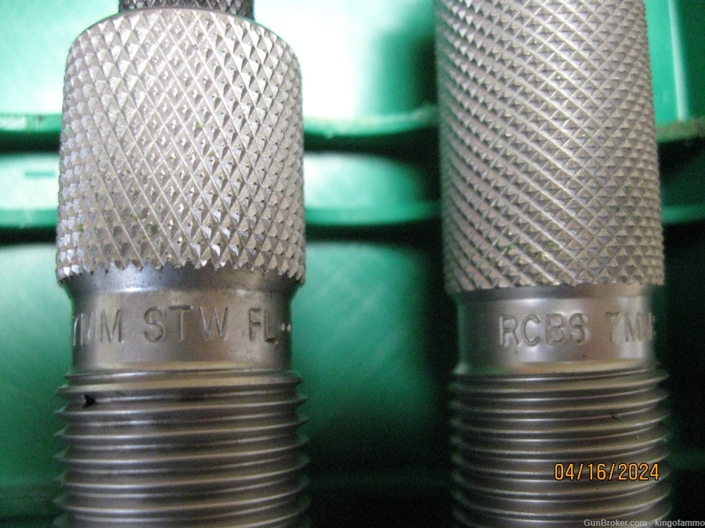 New RCBS 7mm STW  2 Die F/L Set # 26601;  have 8 mag  Brass too-img-3