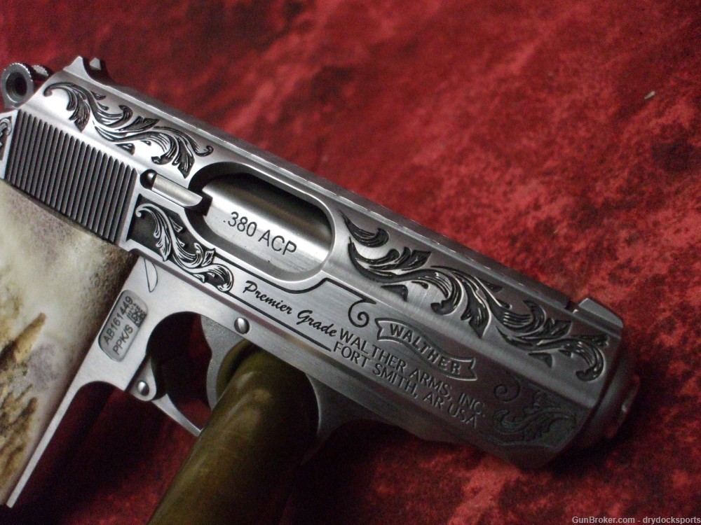 Walther PPK/S 380 ACP Tyler Gunworks Engraved Lipsey's Exclusive-img-3