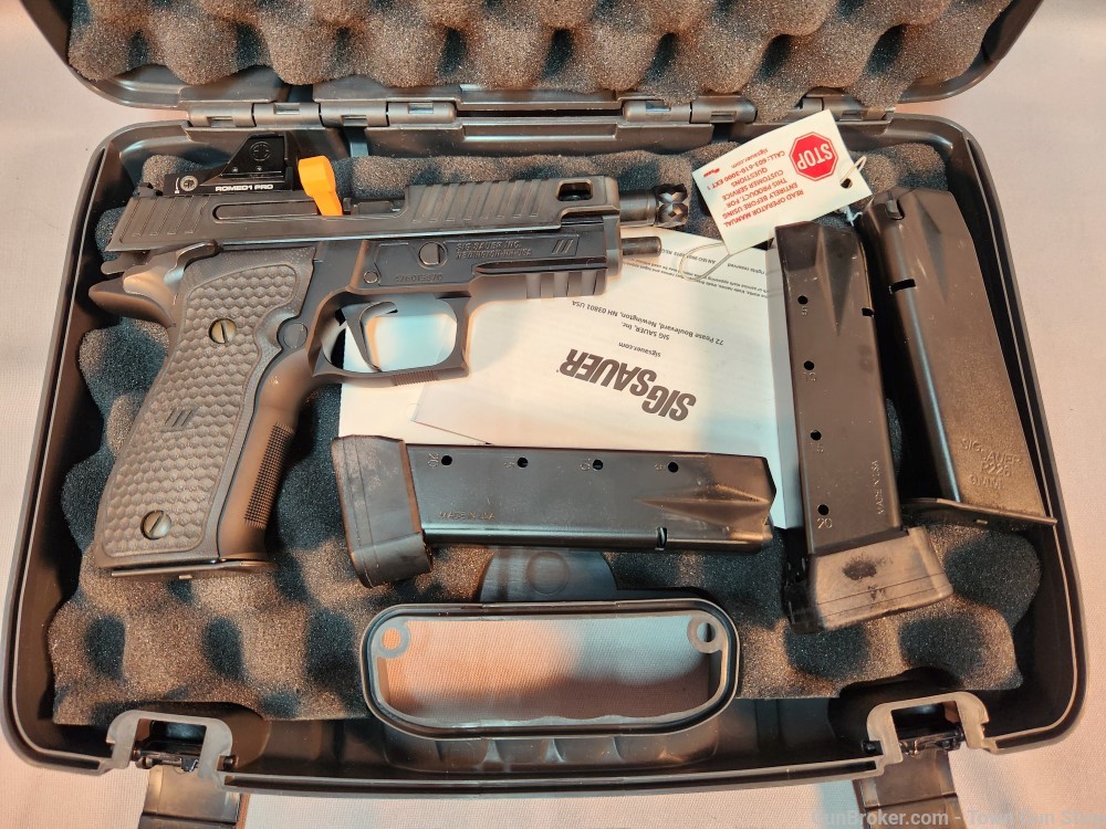 SIG SAUER P226 ZEV 9MM USED! PENNY AUCTION!-img-0